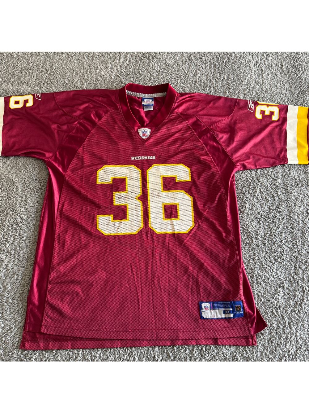 Sean Taylor Reebok 2004 NFL Washington Redskins #36 Rare Red Jersey Mens Size XL